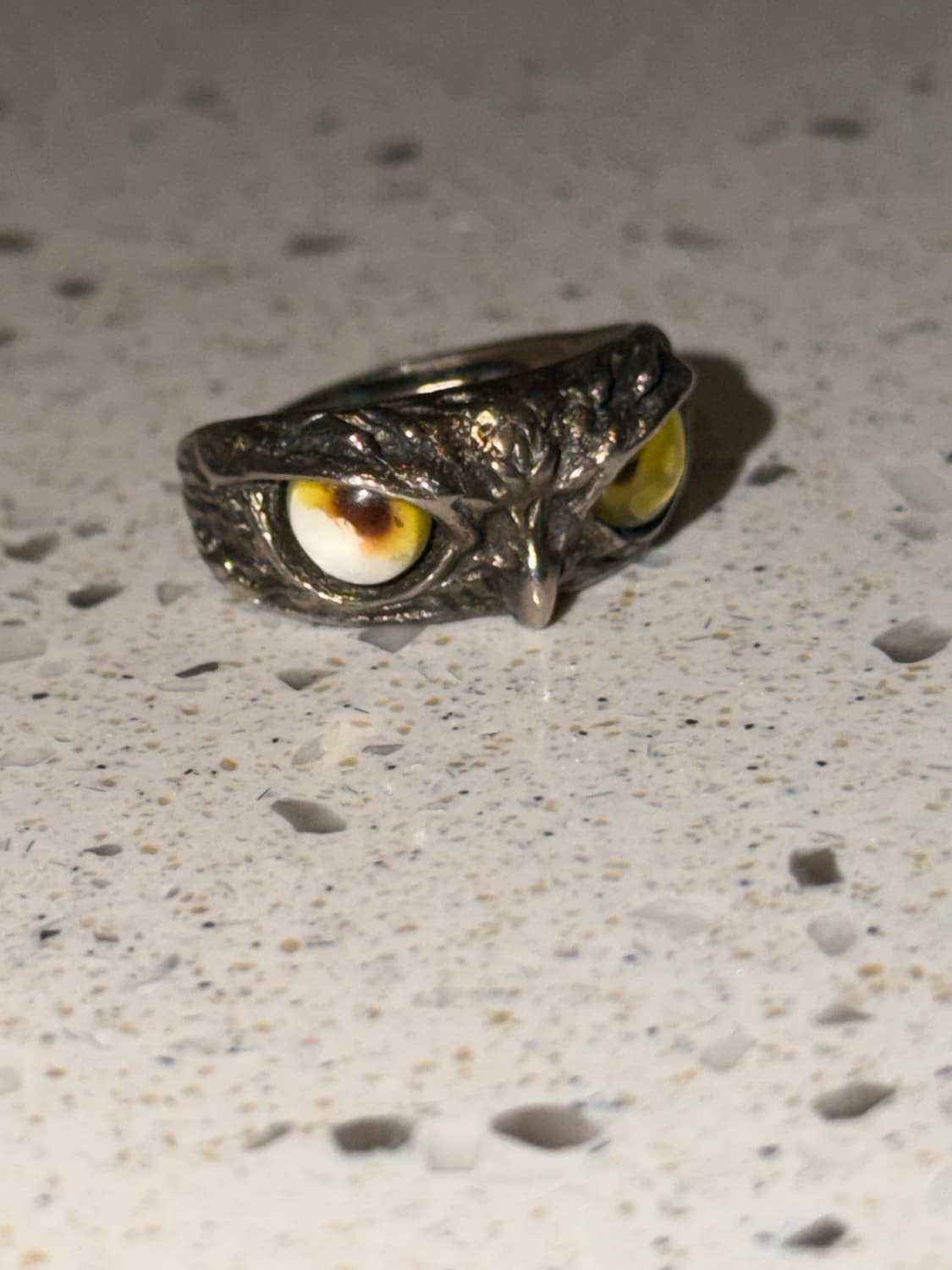 빈티지 부엉이 반지 눈반지 상품이미지1