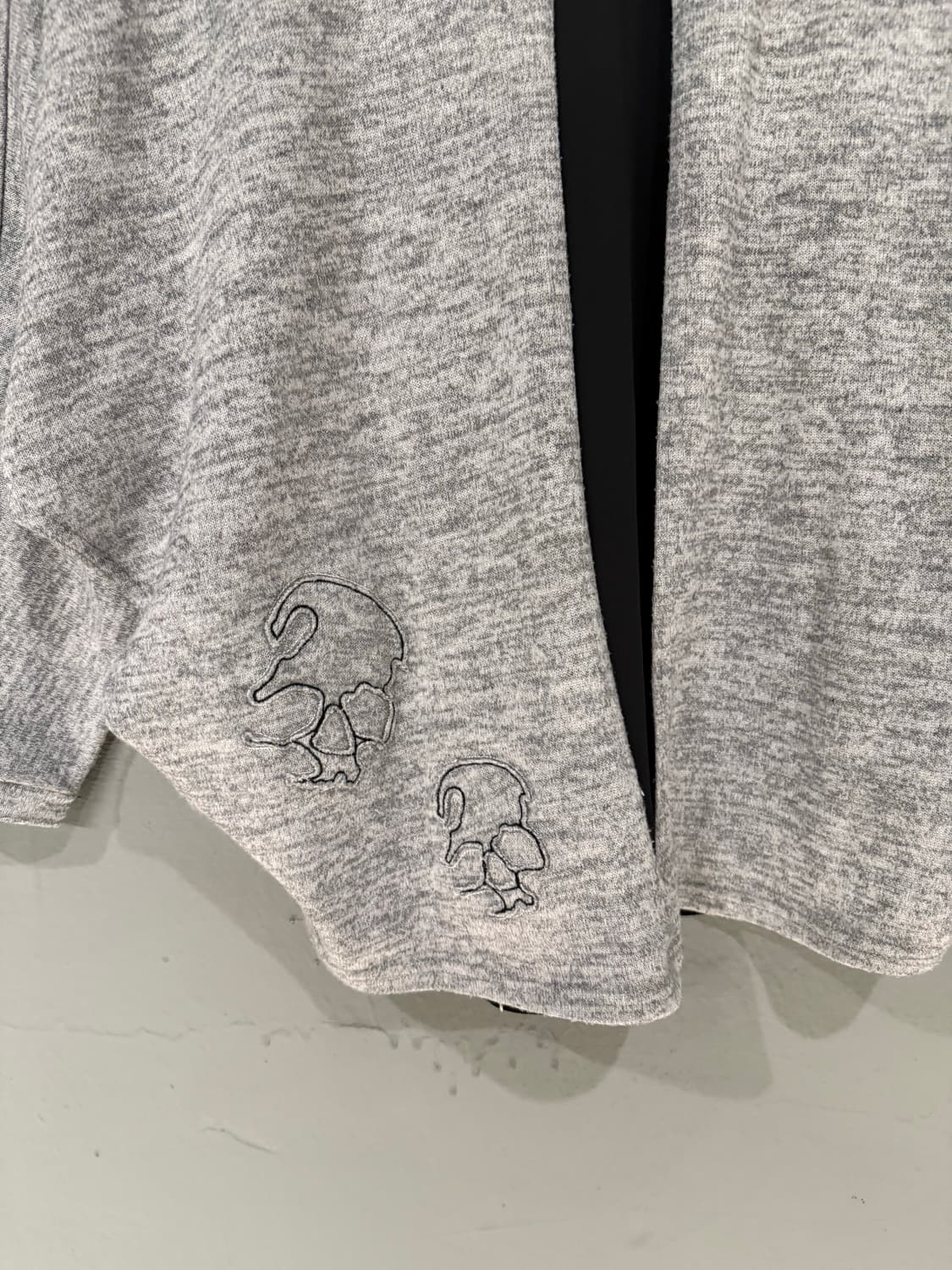 Heaven And Earth skull point slit top 상품이미지10