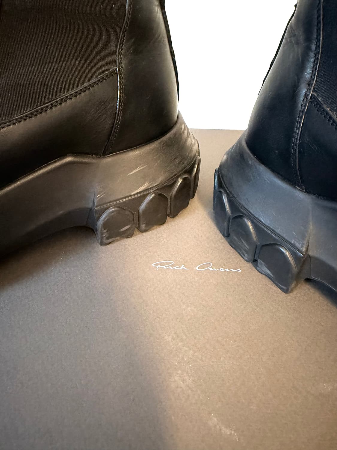 릭오웬스 비틀 보조 트랙터 부츠 38 풀구성 상품이미지2