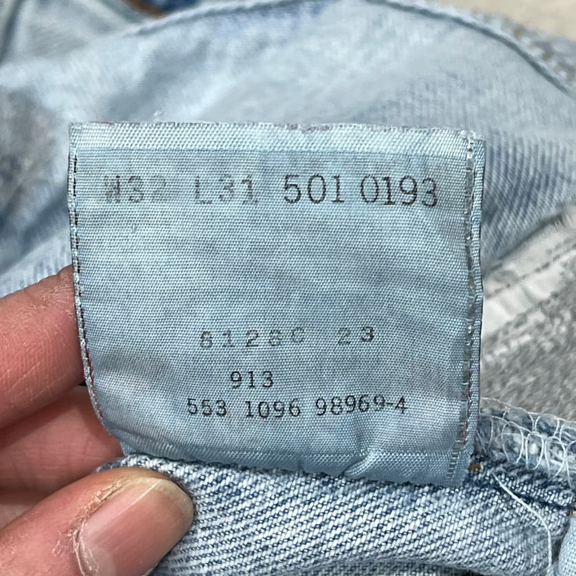 usa 리바이스 501 데님팬츠 s09050 상품이미지9