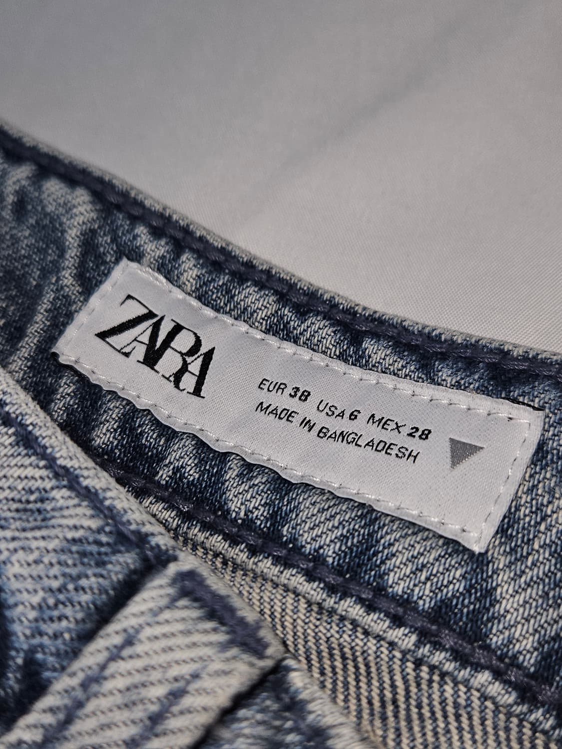 자라 ZARA 카고 데님팬츠 카고포켓 멀티 파우치 여성 28 상품이미지6