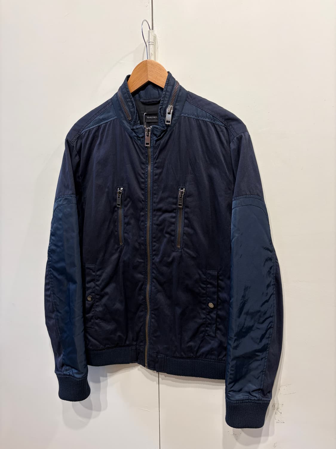 디젤 패치 블루종 자켓 상품이미지2