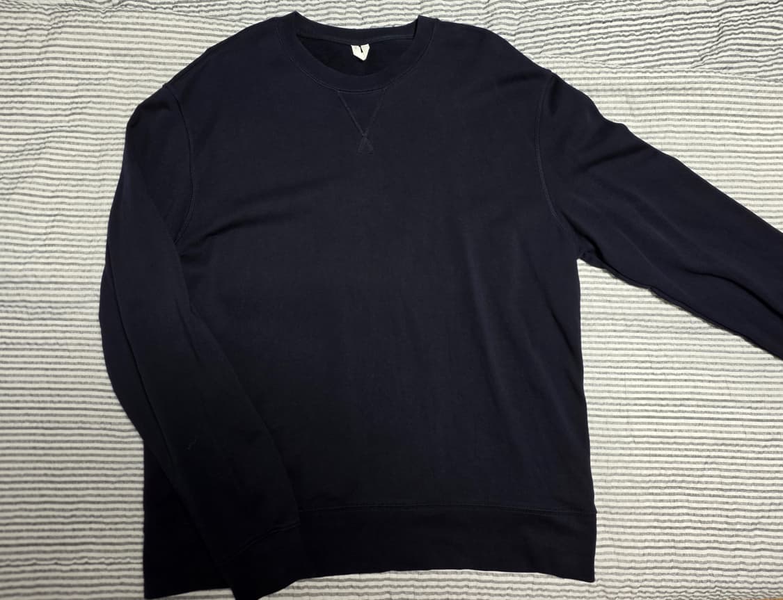 아르켓 프렌치 테리 스웻 네이비 XL 상품이미지1