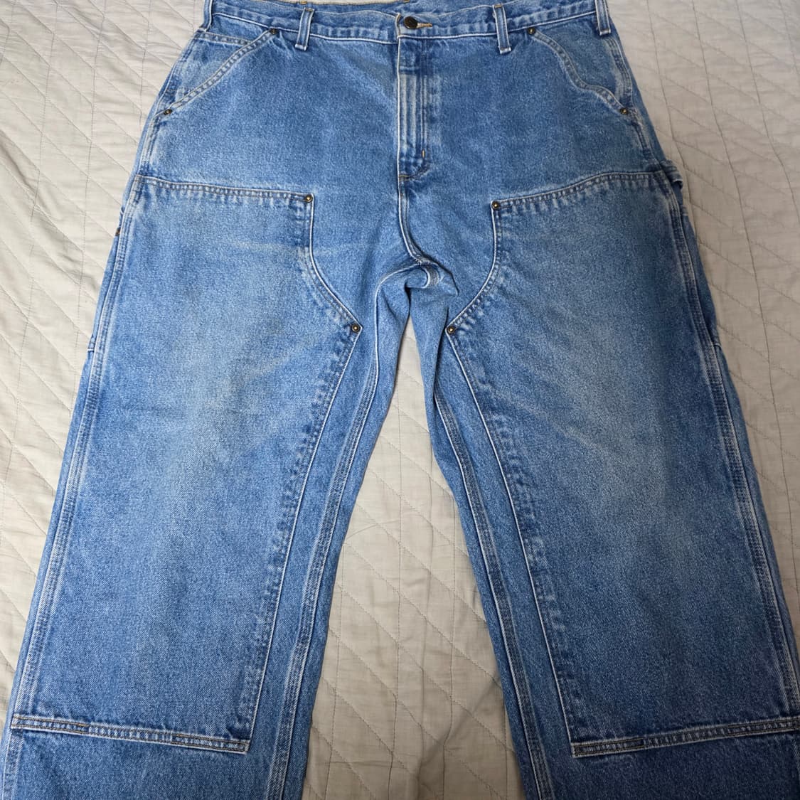 [38X32] 빈티지 칼하트 더블니 B73 DST 데님팬츠 @ B-22 상품이미지1