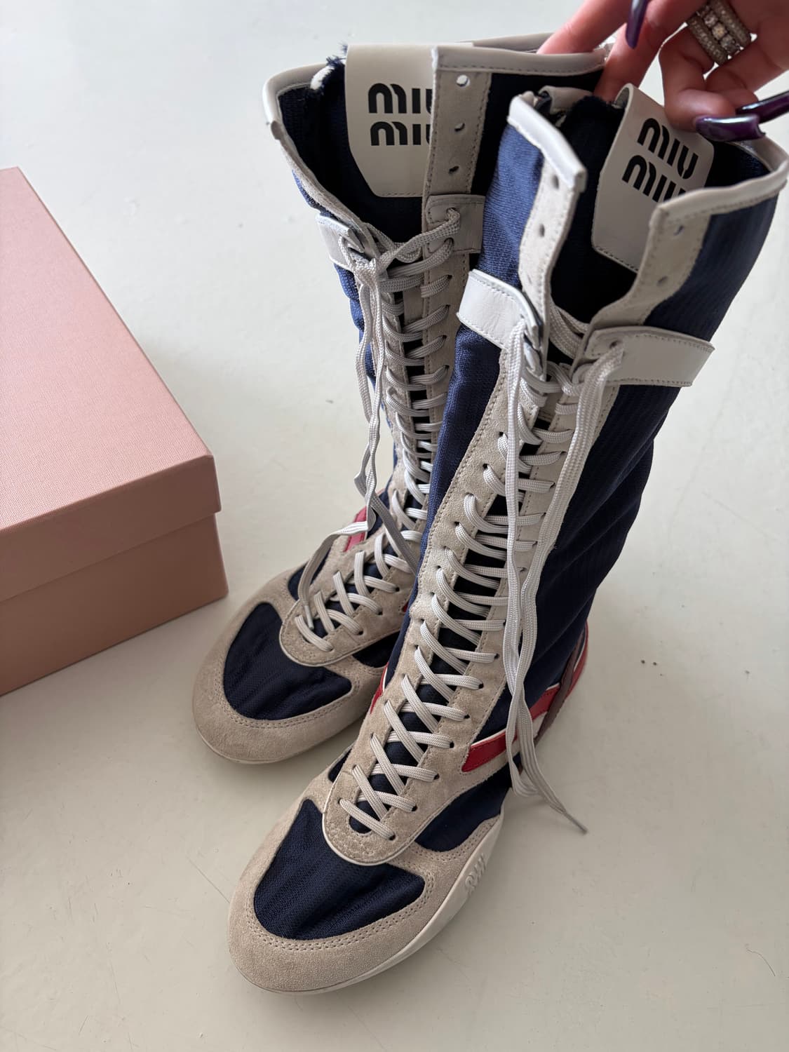 미우미우 복서 부츠 상품이미지2