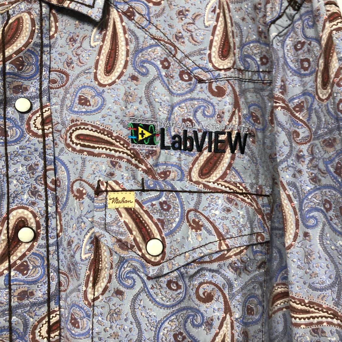 90s LARRY MAHAN 웨스턴 셔츠  상품이미지4