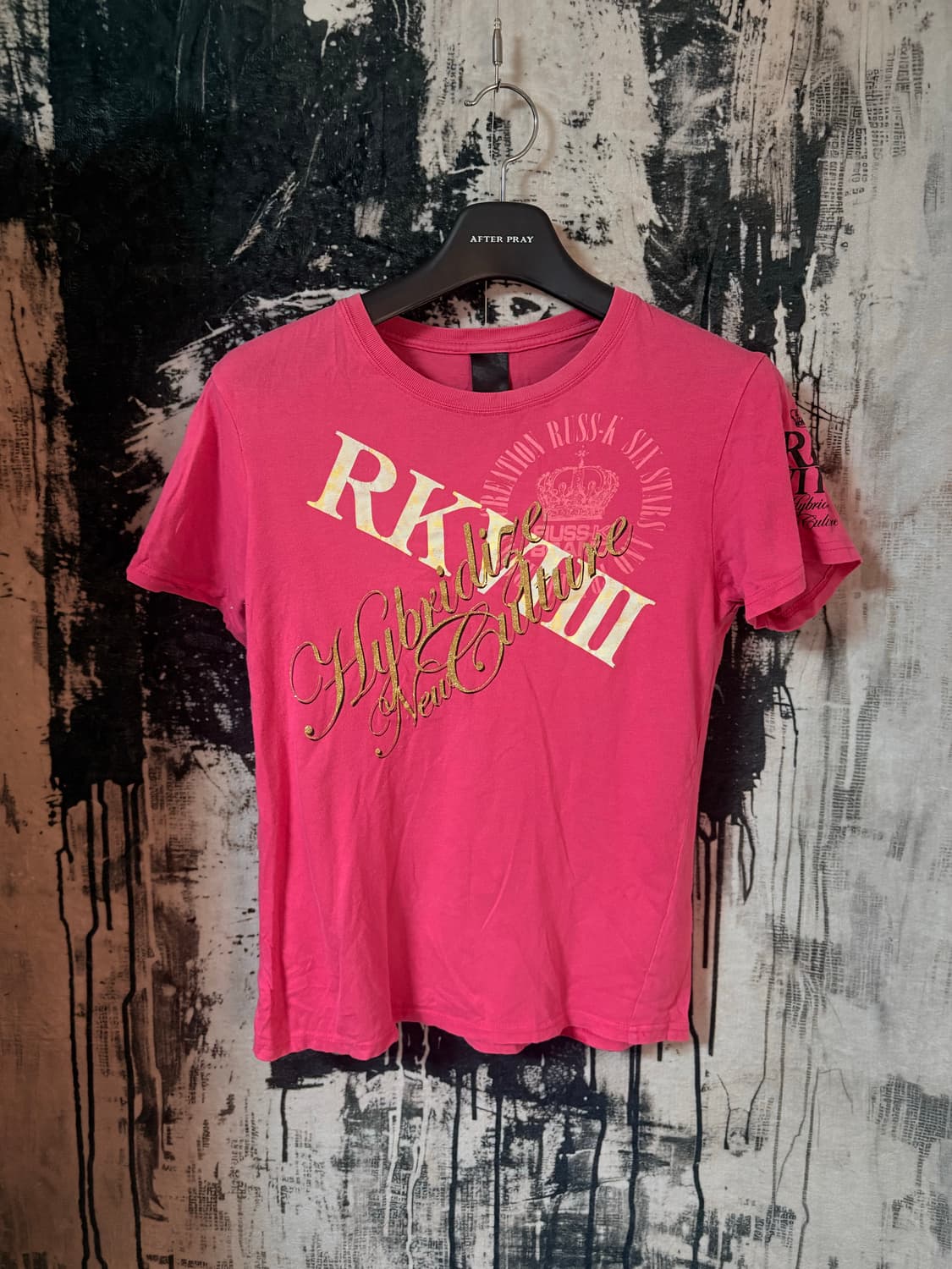 Russ-K pink half t-shirt  상품이미지1