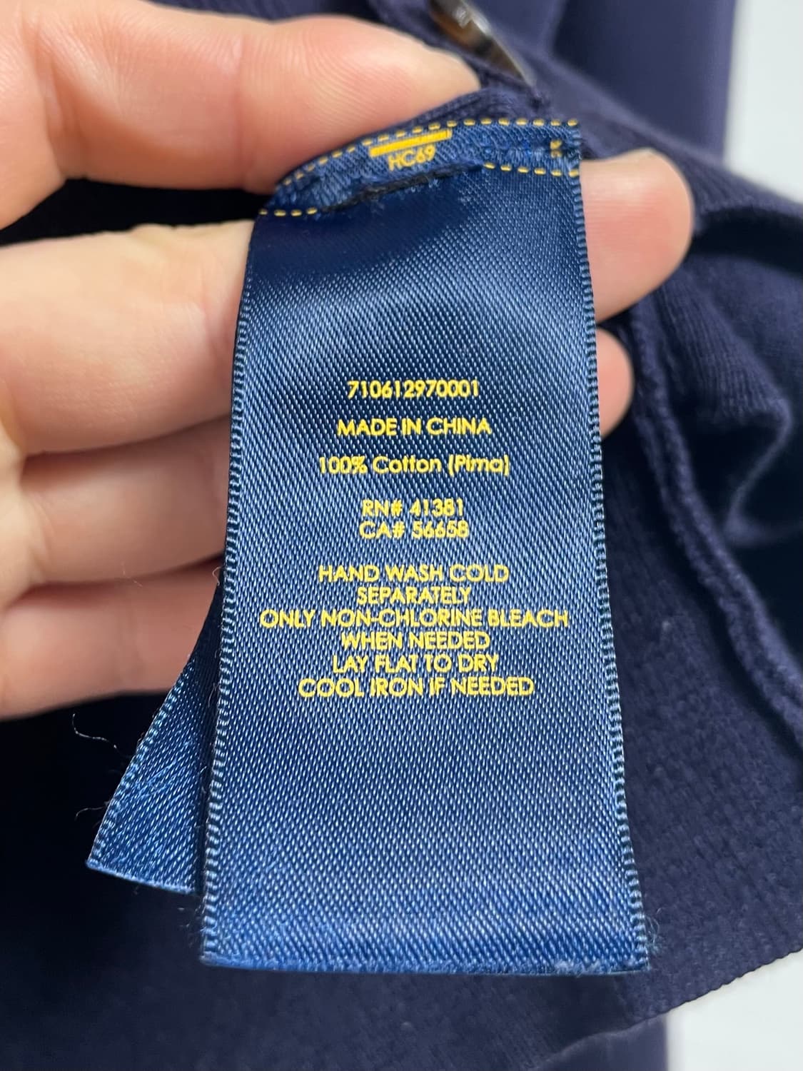 폴로 랄프로렌 코튼 브이넥 가디건 (on.96) 상품이미지6