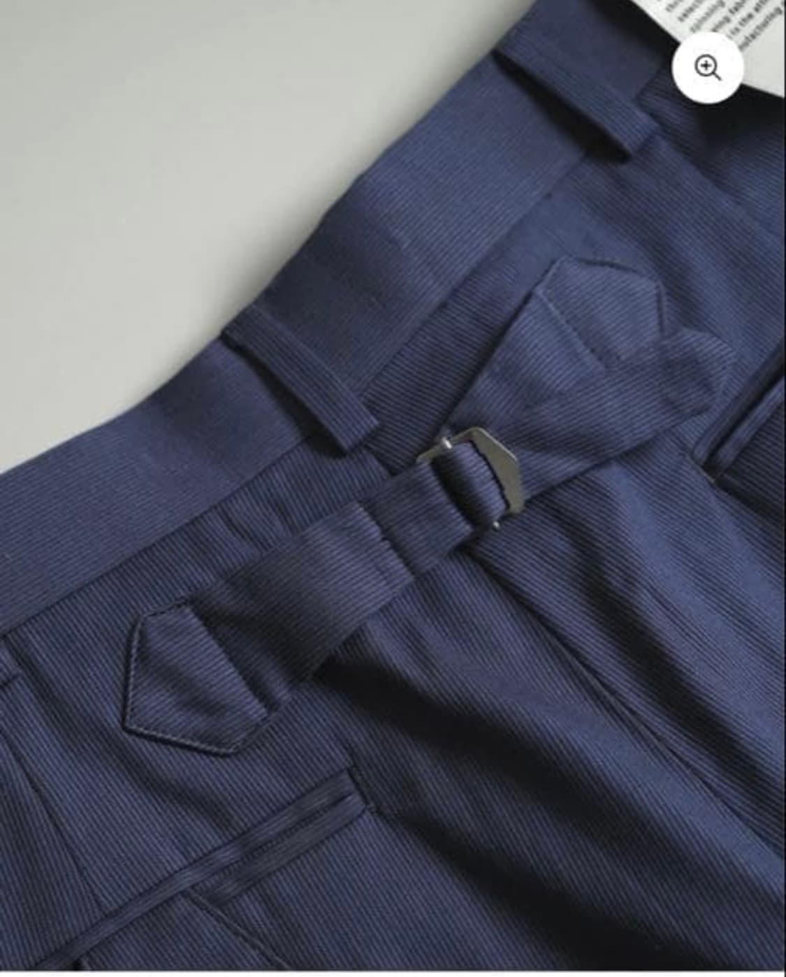 시오타 x 제이프레스 2플리츠 옥스포드 백 트라우저 7 (새상품) 상품이미지3