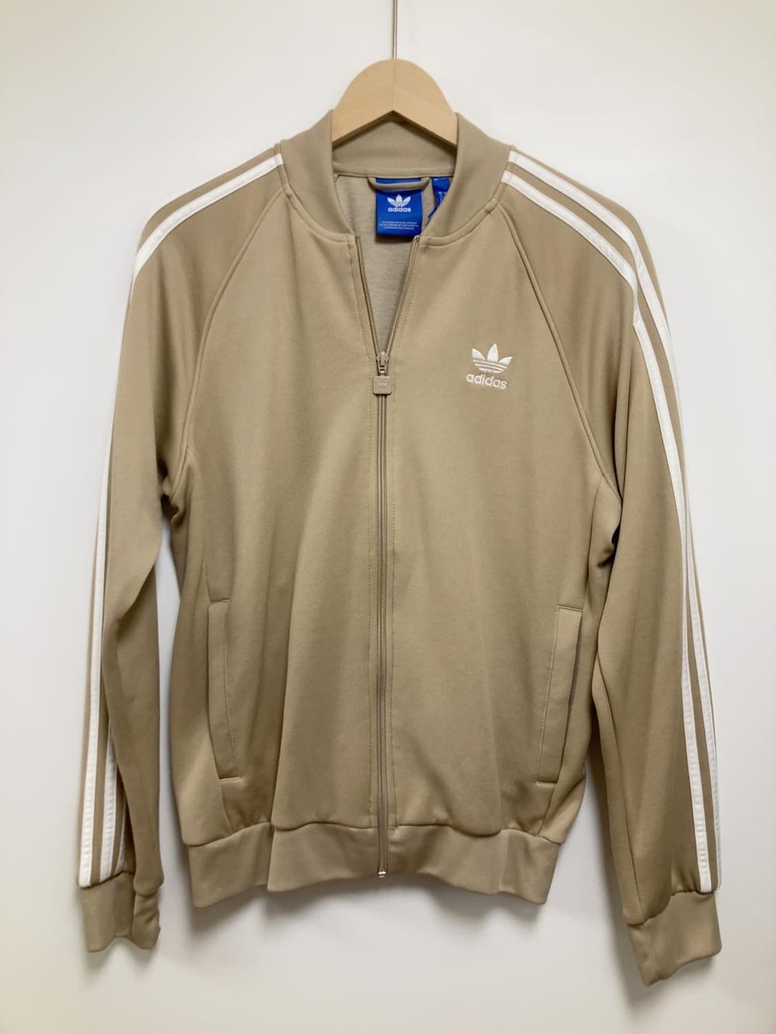 아디다스 베이지 화이트 져지 자켓 빈티지 트랙탑 상품이미지1