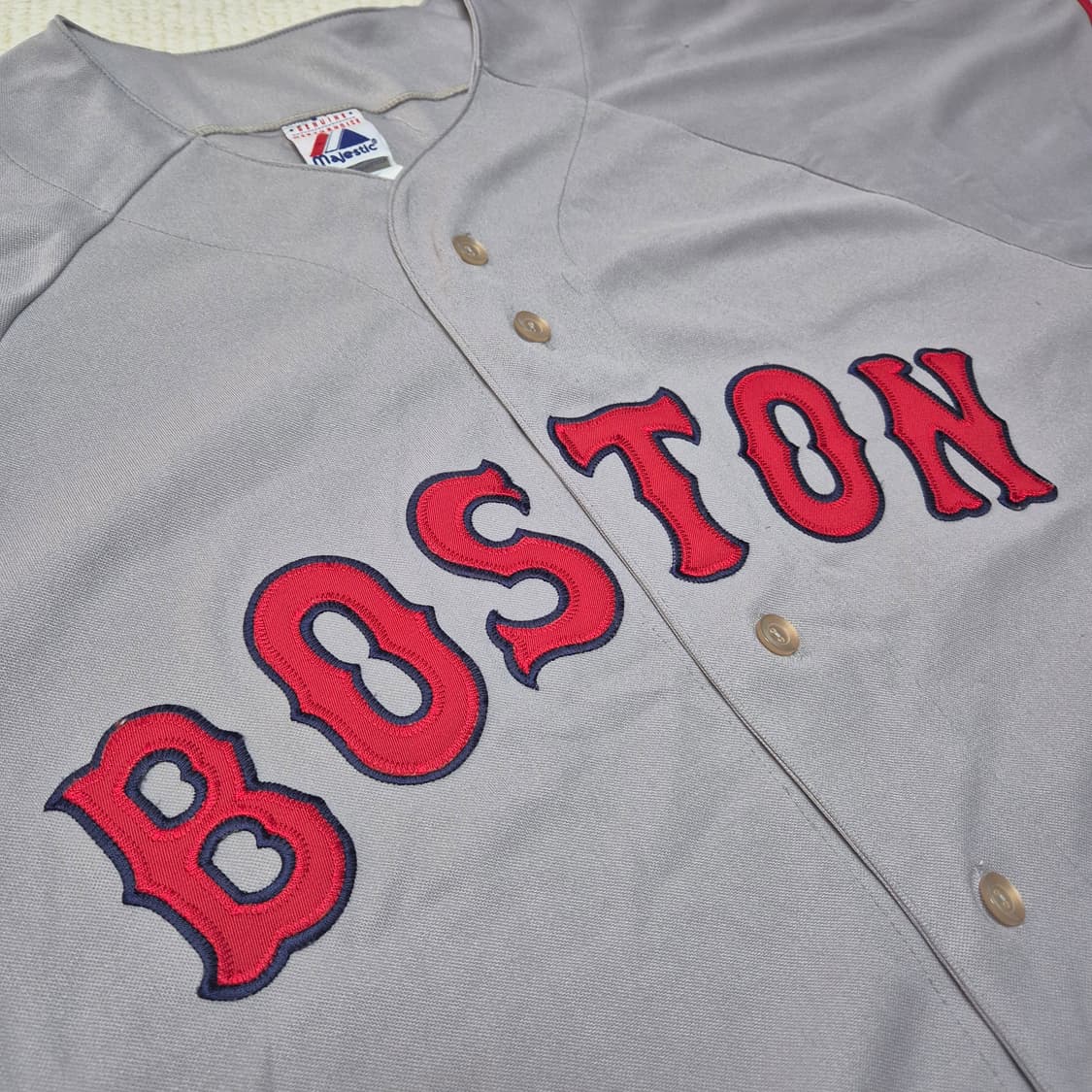 [올드스쿨🔥] 00s 마제스틱 보스턴 레드삭스 야구 유니폼 상품이미지3