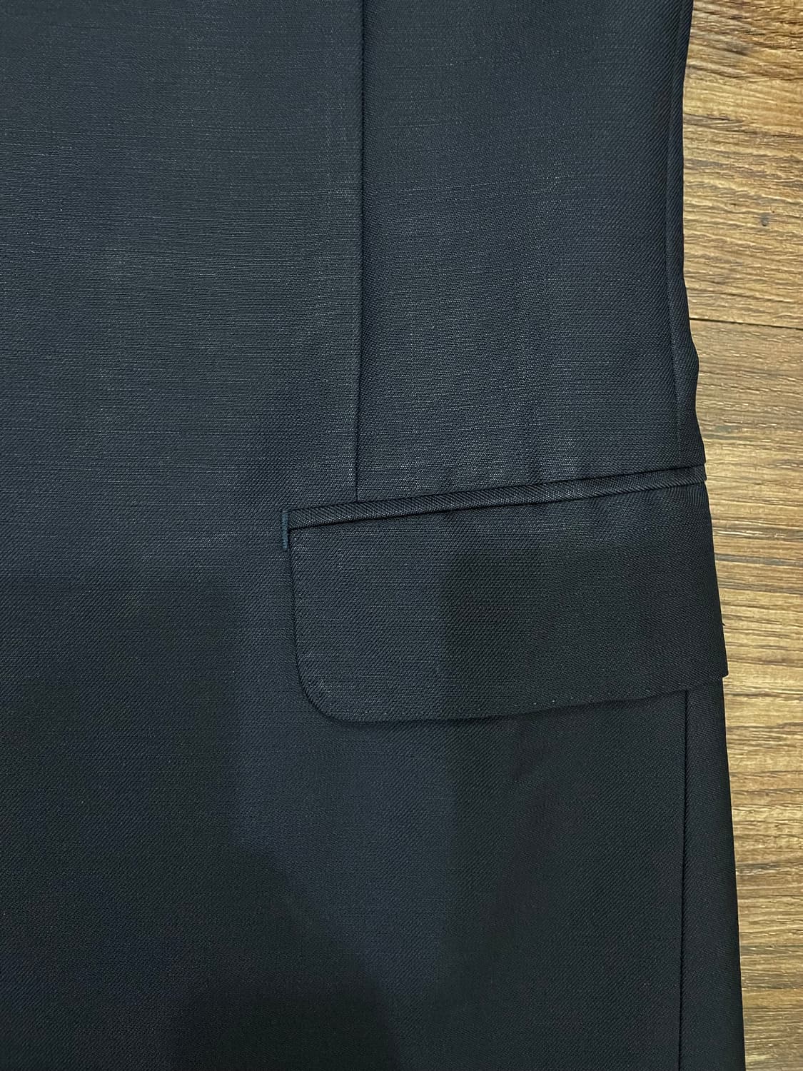 버버리 일본판 울 모헤어 네이비 블레이져 자켓 상품이미지6