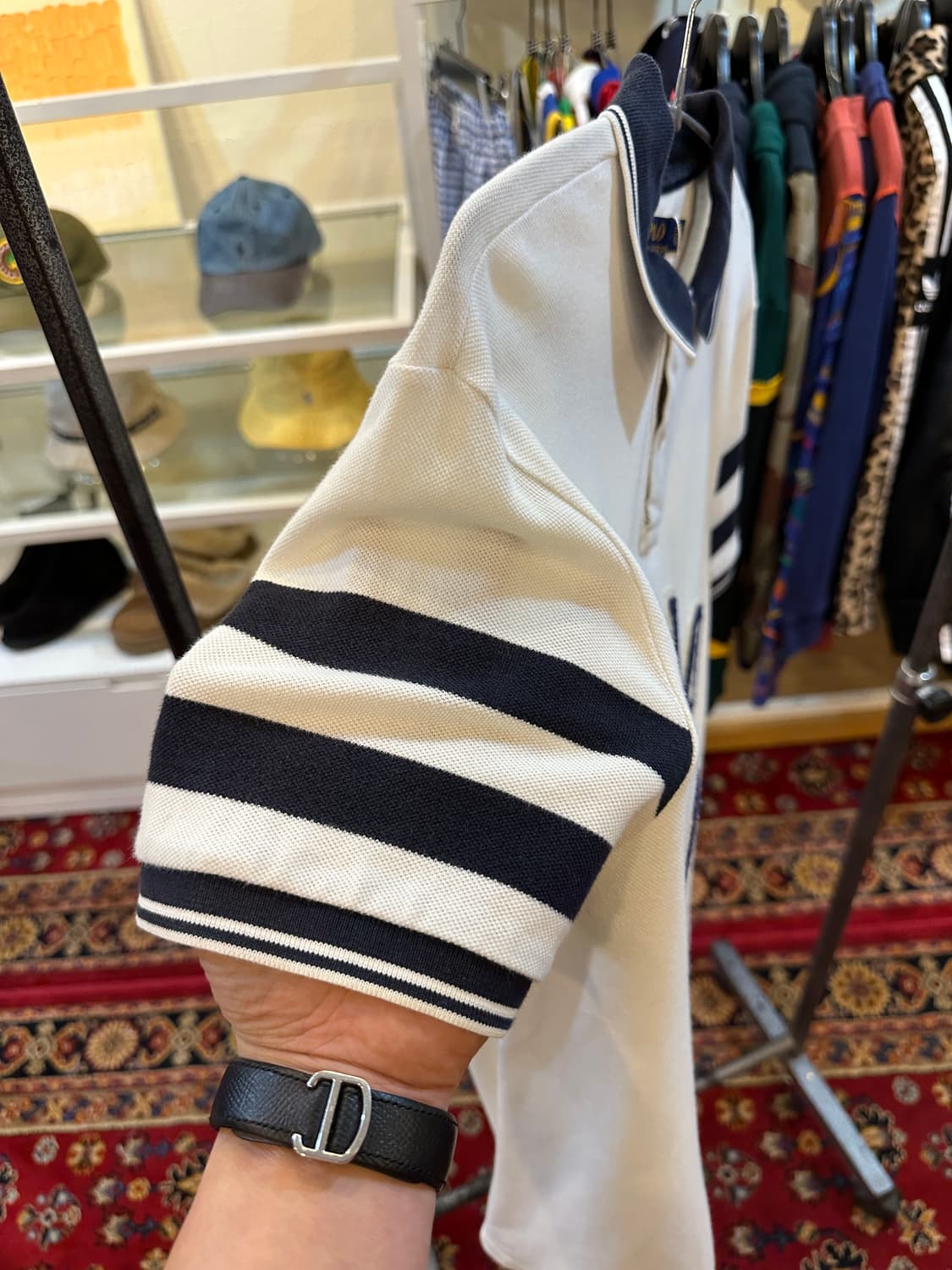 폴로 랄프로렌 스펠로고 불독 와펜 반팔 카라티 상품이미지3