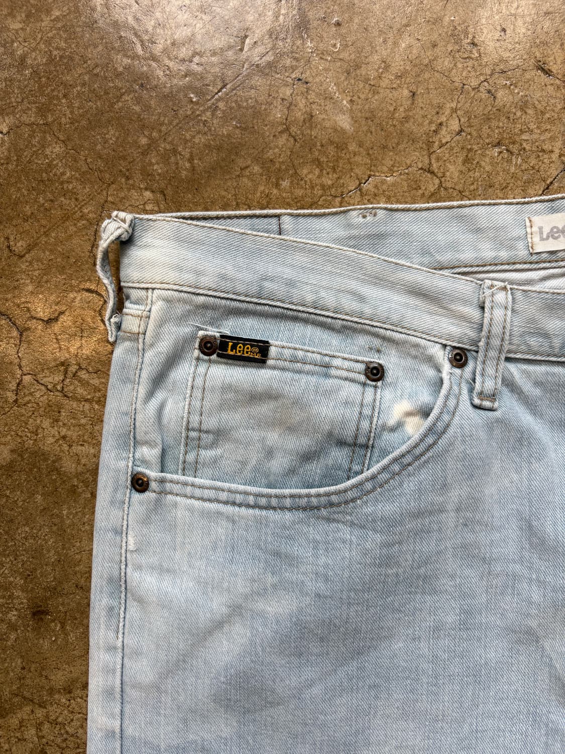 00s 리 연청 파우더 워싱 데님 상품이미지6