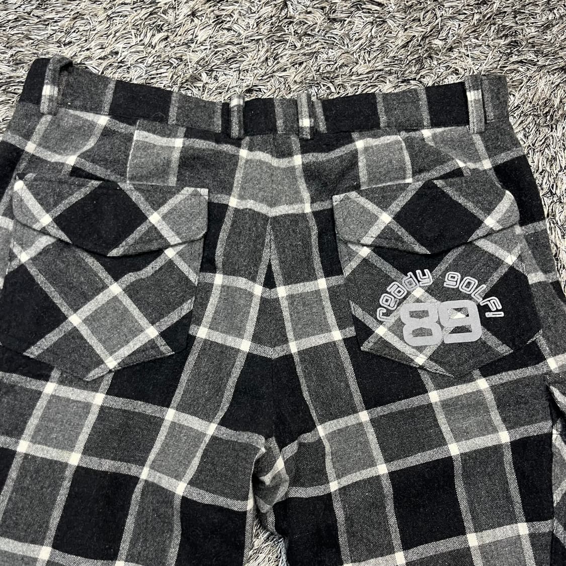 파리게이츠 남성 골프 울 체크 바지 (5) 상품이미지3