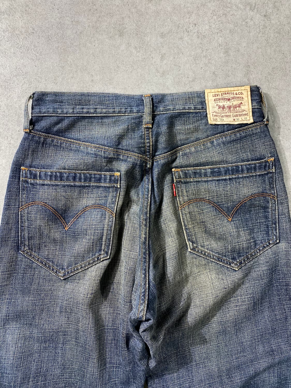 [28] 00s Levi's 554 리바이스 셀비지 와이드 데님팬츠 상품이미지5