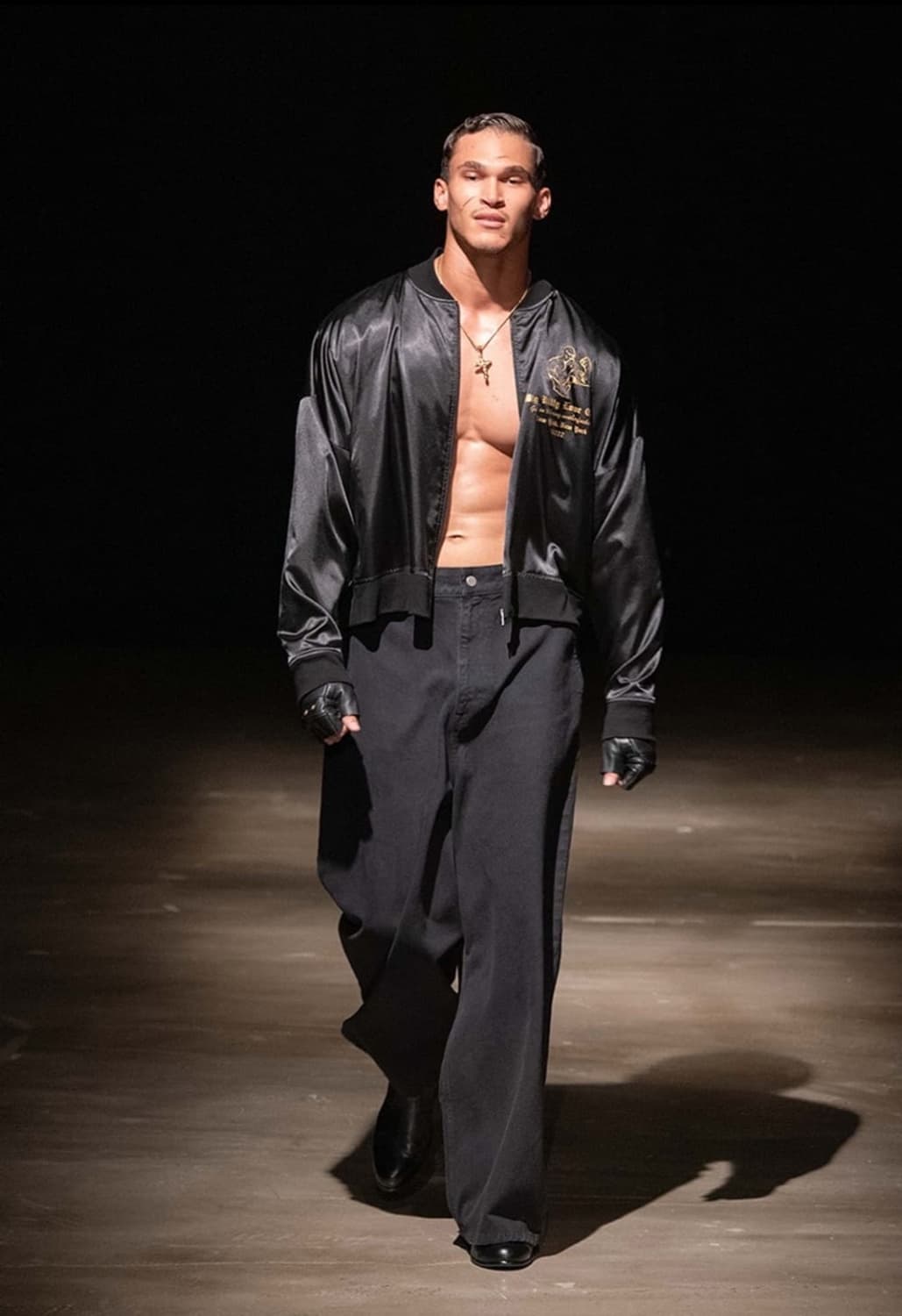 윌리차바리아 새틴 블루종 상품이미지8