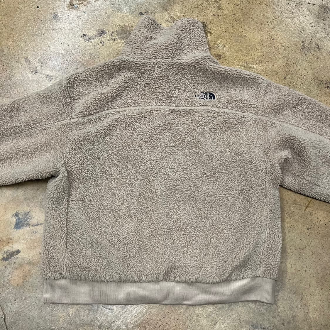 [정품/M] 노스페이스 뽀글이 플리스 자켓 베이지 b15 상품이미지4