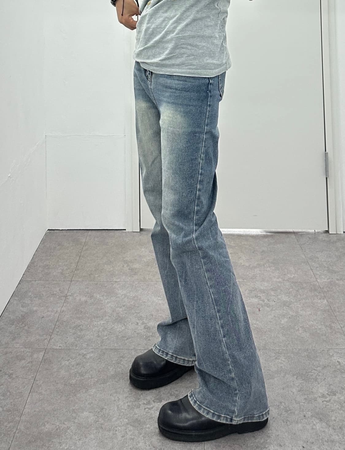 NONE vintage flare cut denim pants 상품이미지1