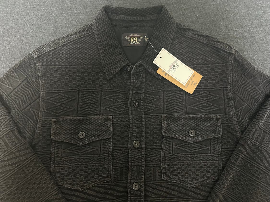 RRL 25FW 자카드 워크셔츠자켓 [새상품] M 판매 상품이미지5