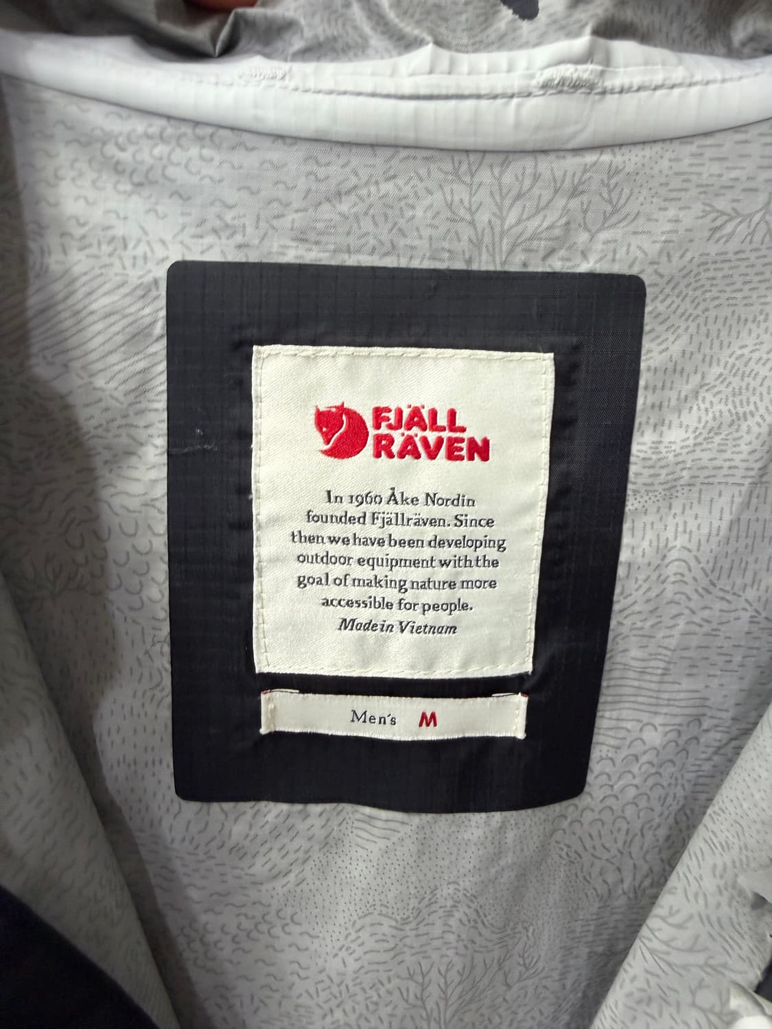 정품) 피엘라벤 남성 블랙 방수 자켓 M 상품이미지7