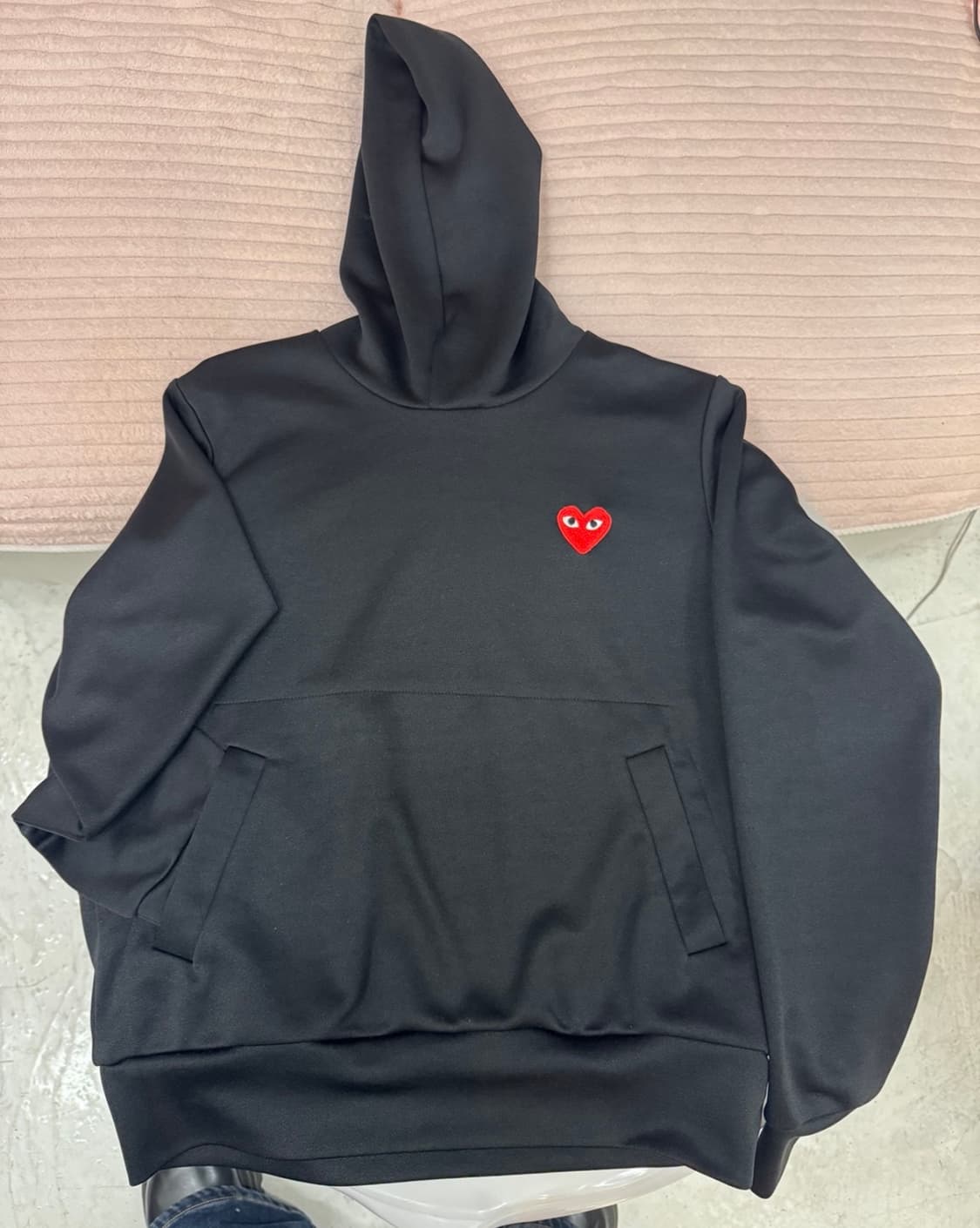 꼼데가르송 플레이 하트 로고 후드 상품이미지2