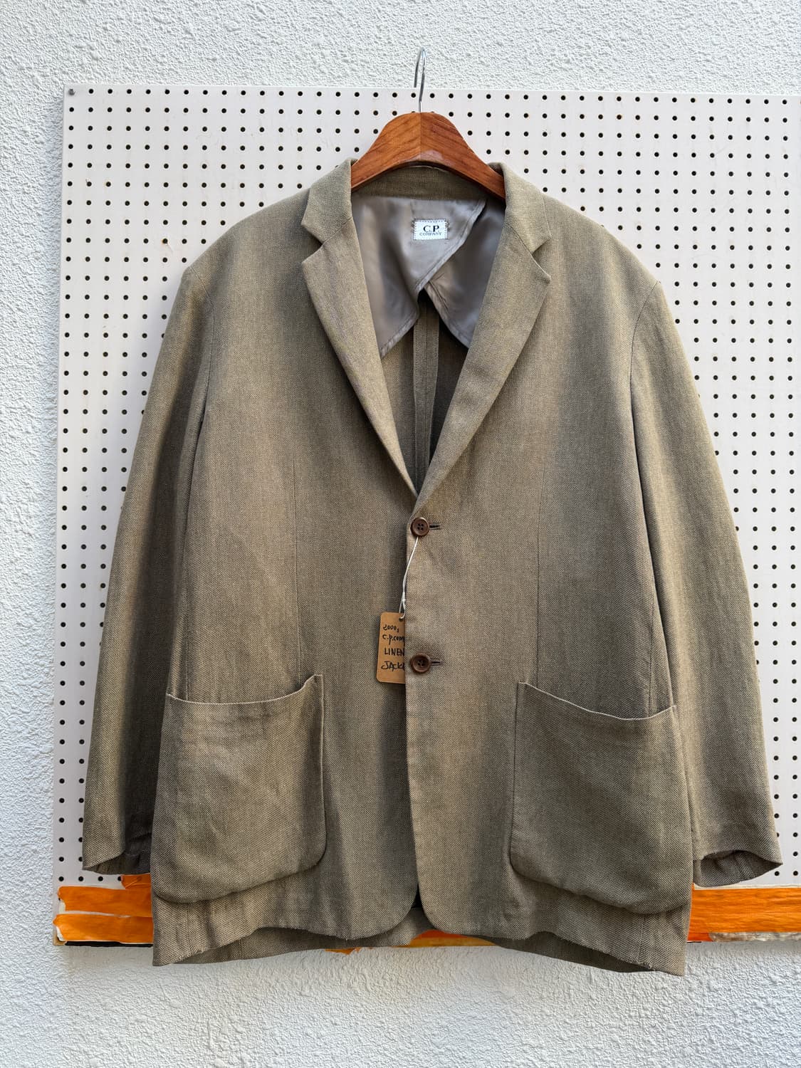 2000s C.P.COMPANY LINEN JACKET 씨피 린넨 자켓 상품이미지1