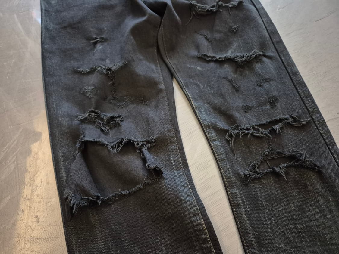15aw Saint Laurent 에디슬리먼 디스트로이드 진 지디착용 상품이미지4