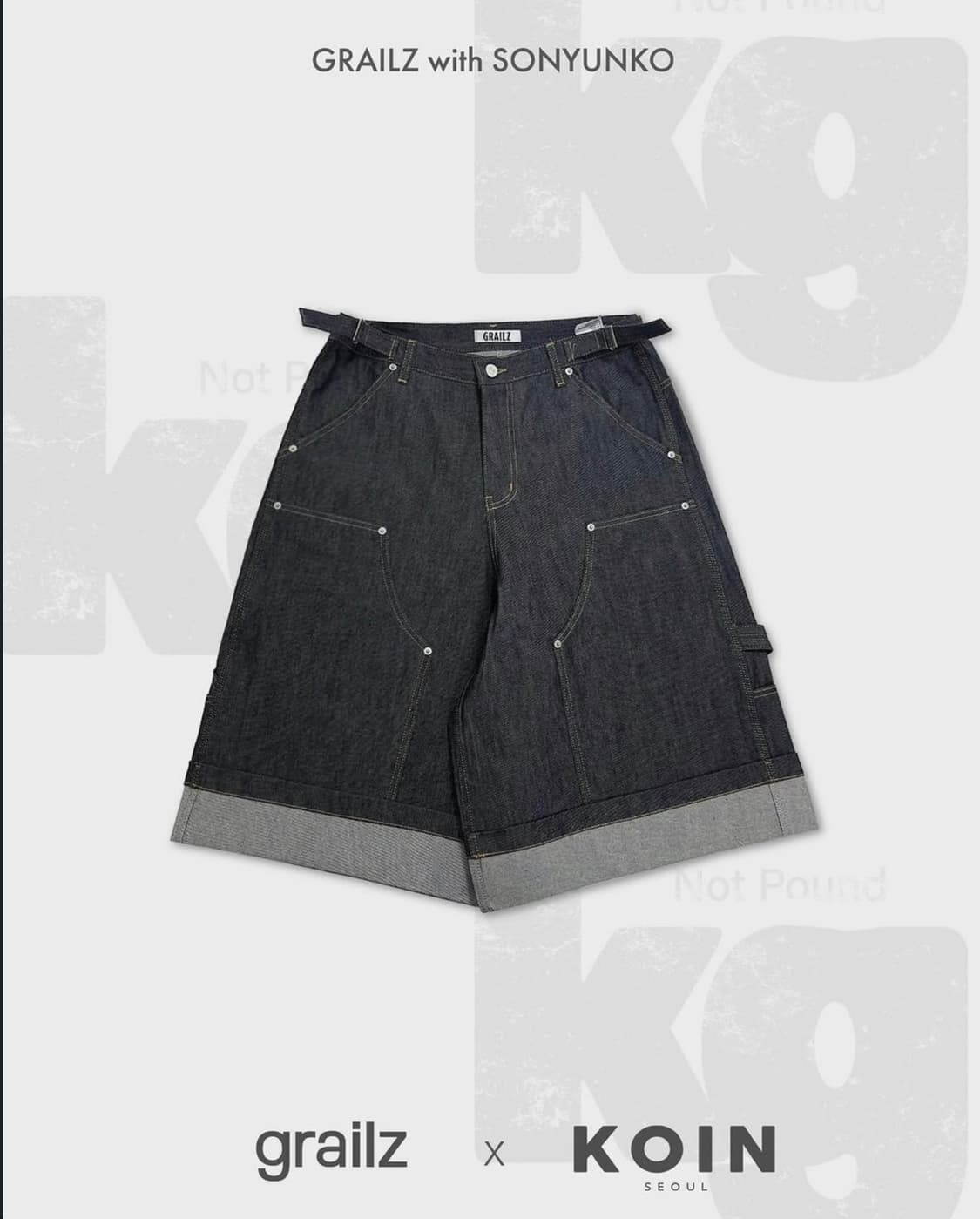 Koin seoul X Grailz 코인서울 그레일즈 콜라보 생지 버뮤다 상품이미지1