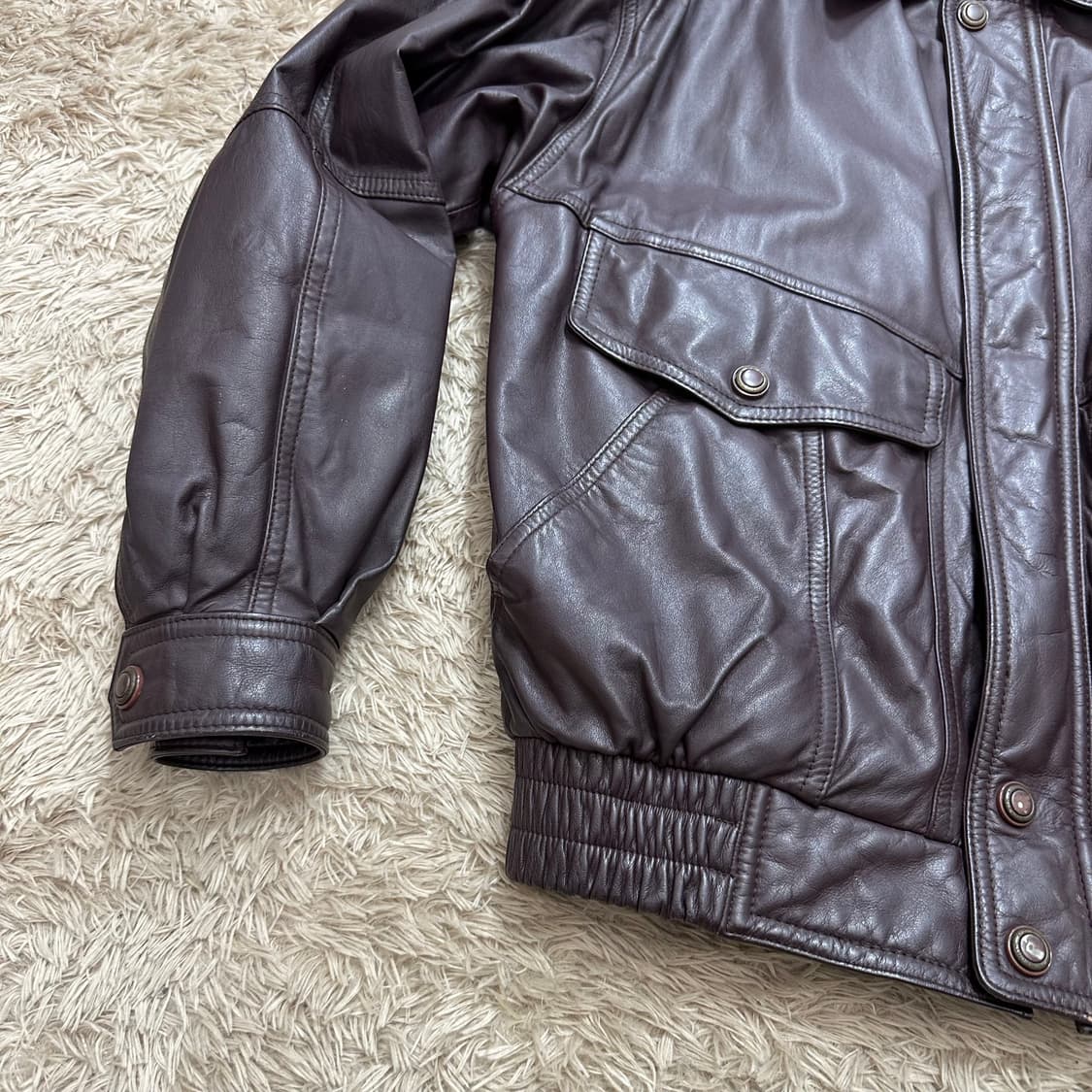 히포 hippo 소가죽 자켓 상품이미지5