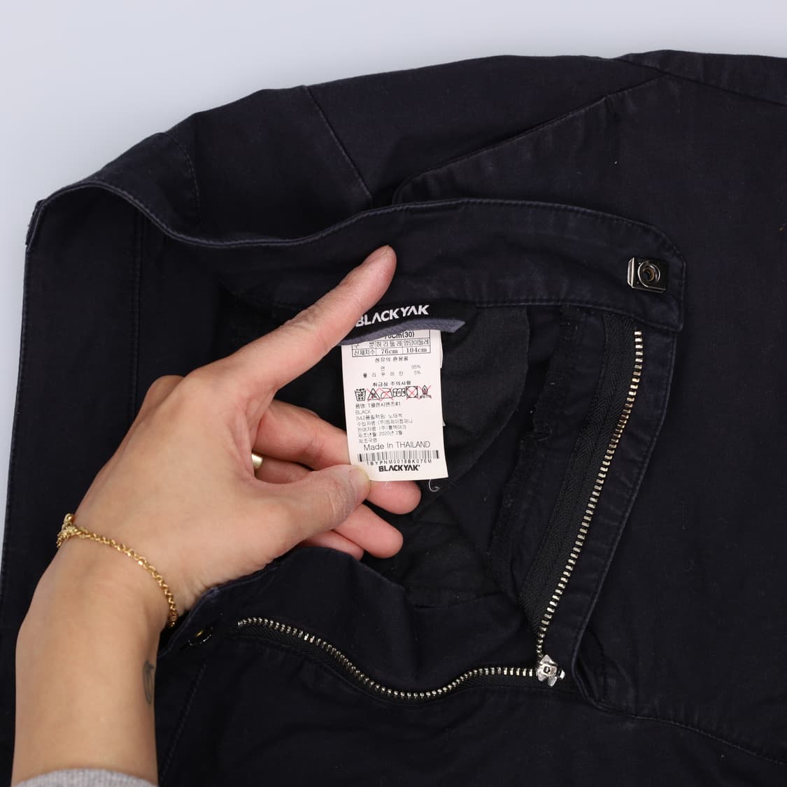 [76] 블랙야크 등산복 면바지 일자팬츠 1229H2 상품이미지5