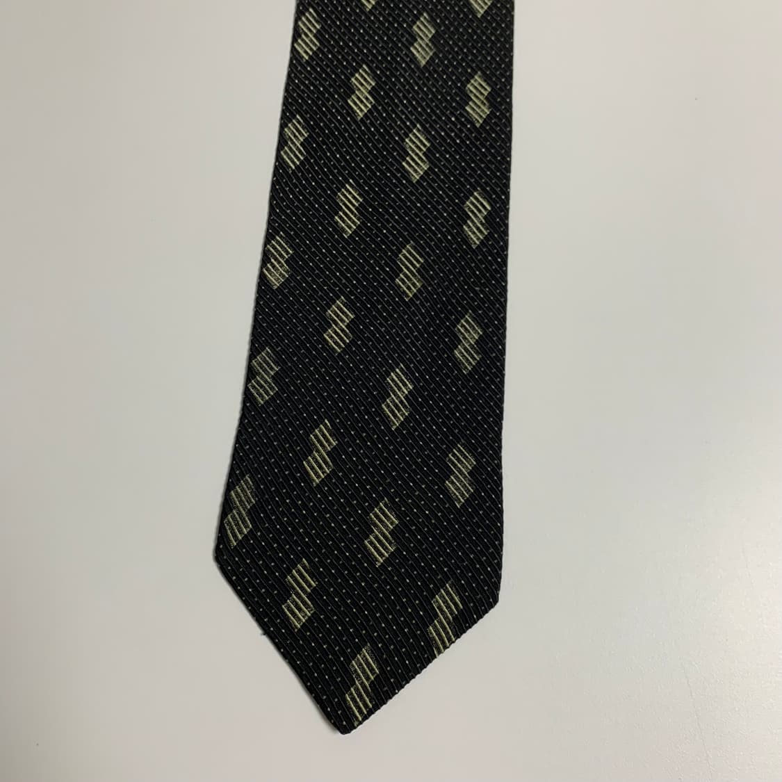 엠포리오 아르마니 명품 블랙 정장넥타이 클래식 빈티지타이 상품이미지9