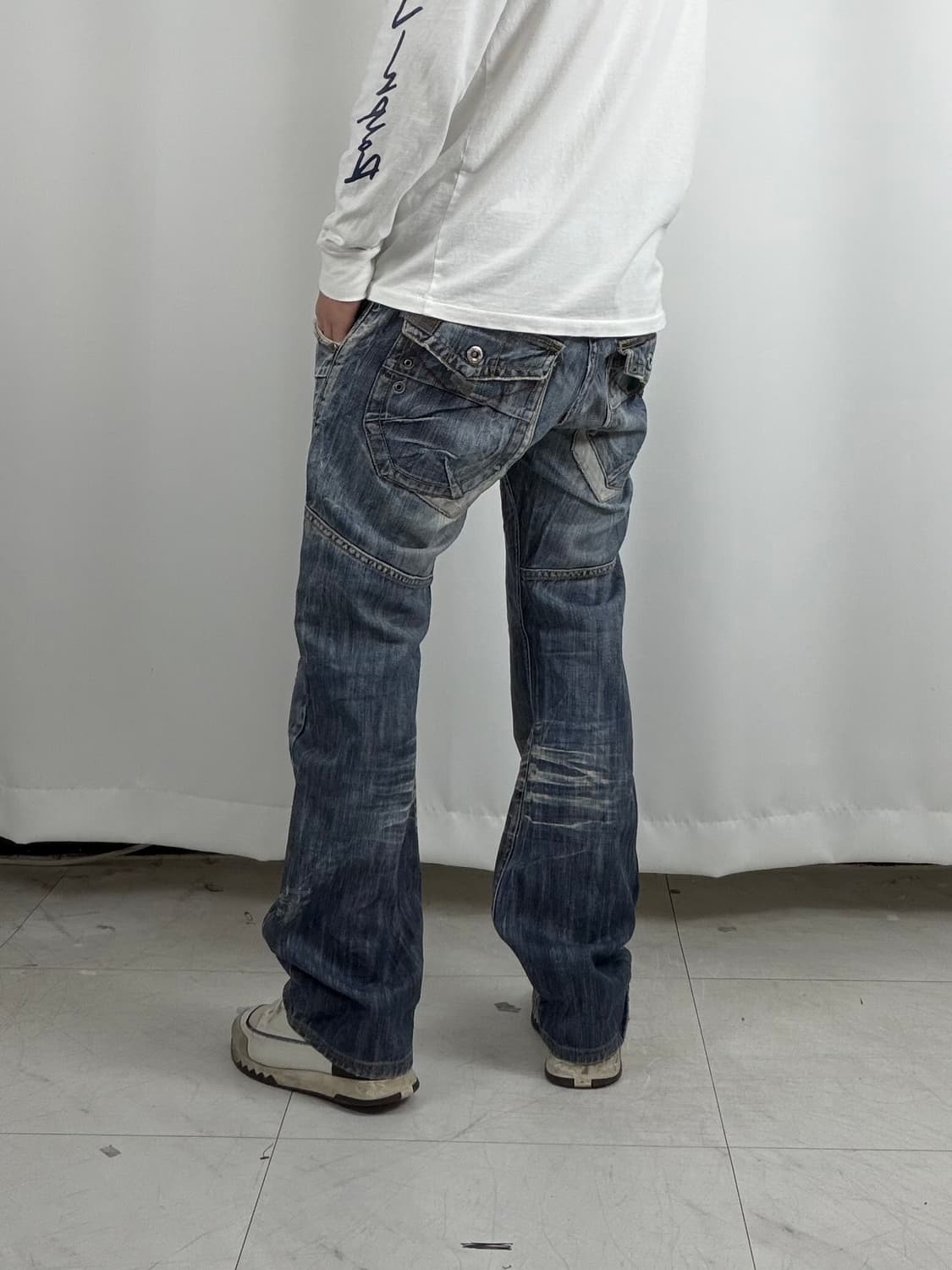 a222) CIPO&BAXX 빈티지 워싱 데님팬츠 상품이미지1
