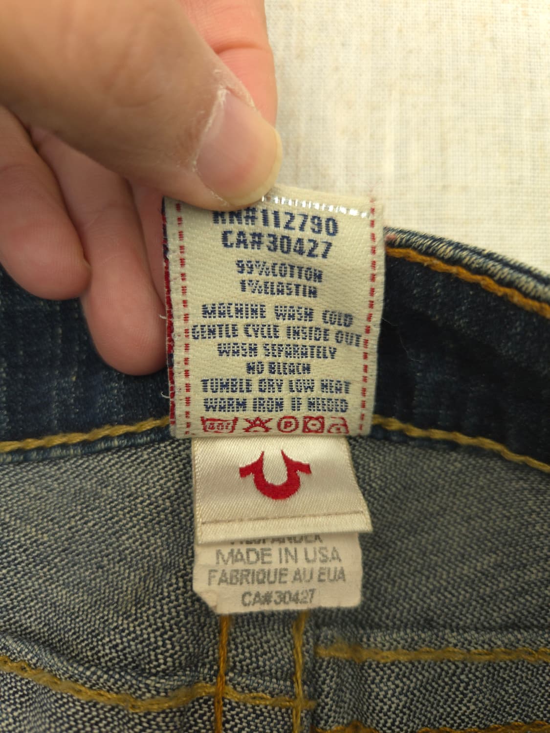 트루릴리젼 부츠컷 데님 청바지 상품이미지4