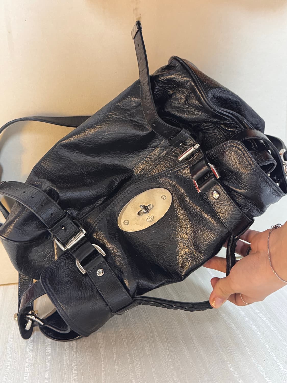 멀버리 알렉사 미디엄 (블랙) 상품이미지7