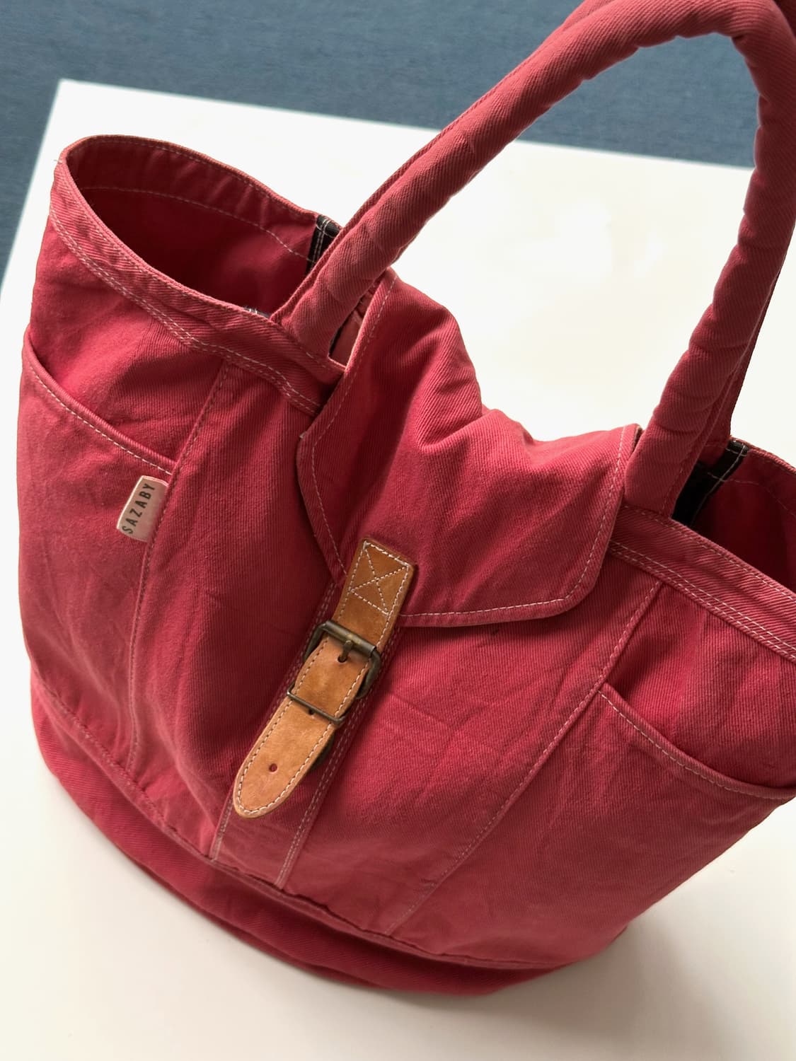 Washed cotton canvas design tool bag 상품이미지1