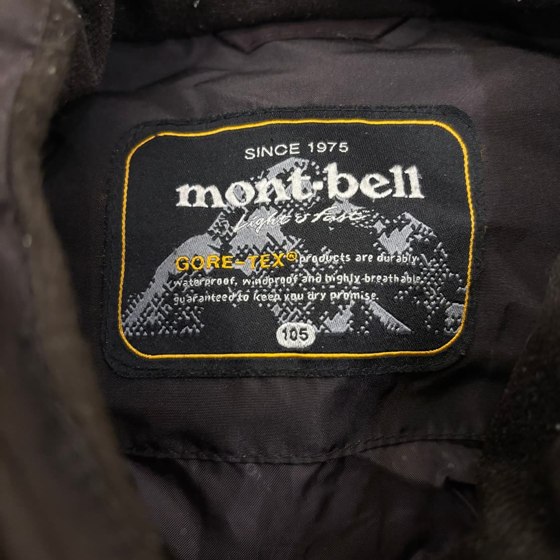 몽벨 브라운 고어텍스 구스다운 패딩 상품이미지4