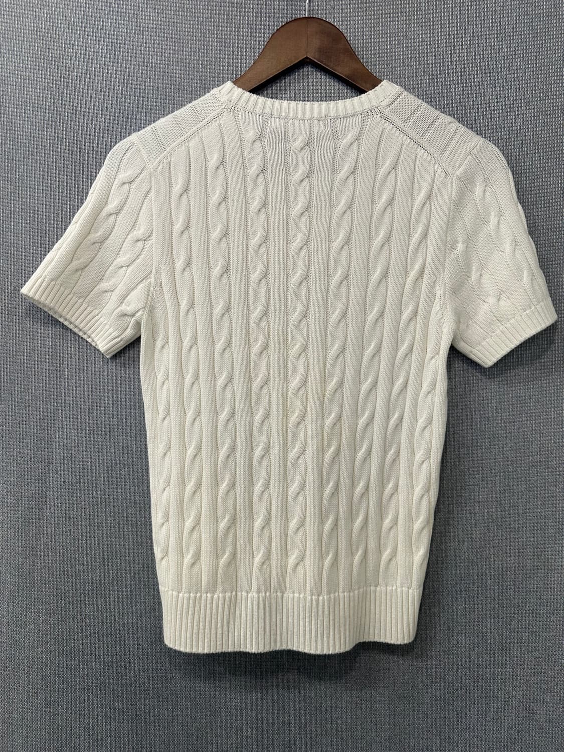 빈폴 BEANPOLE 케이블 반팔 니트 상품이미지2