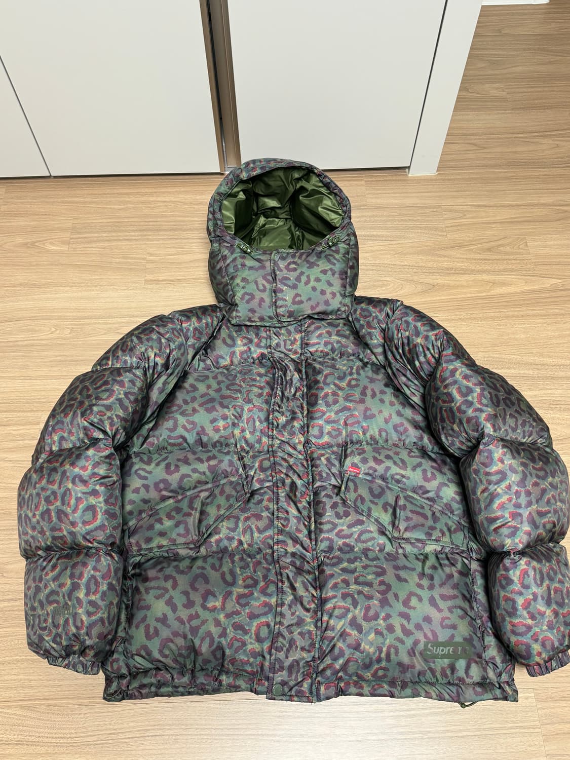 슈프림 supreme 700 필 레오파드 퍼퍼 자켓 다운 XL 상품이미지1