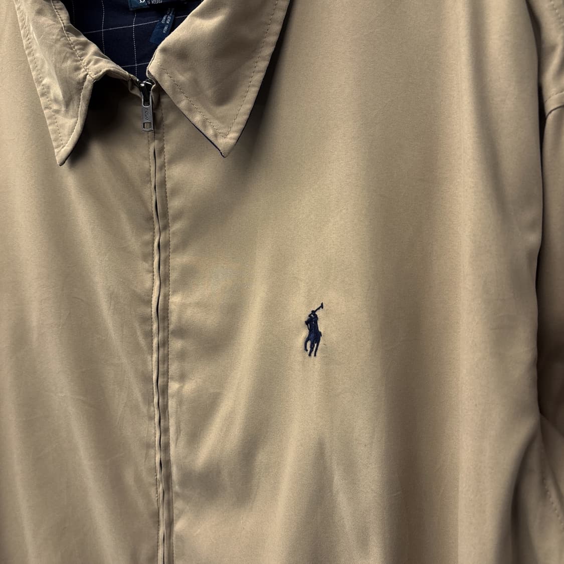 00s 폴로 랄프로렌  윈도우체크 라이닝 폴리쉘 바이스윙자켓 N828 상품이미지5