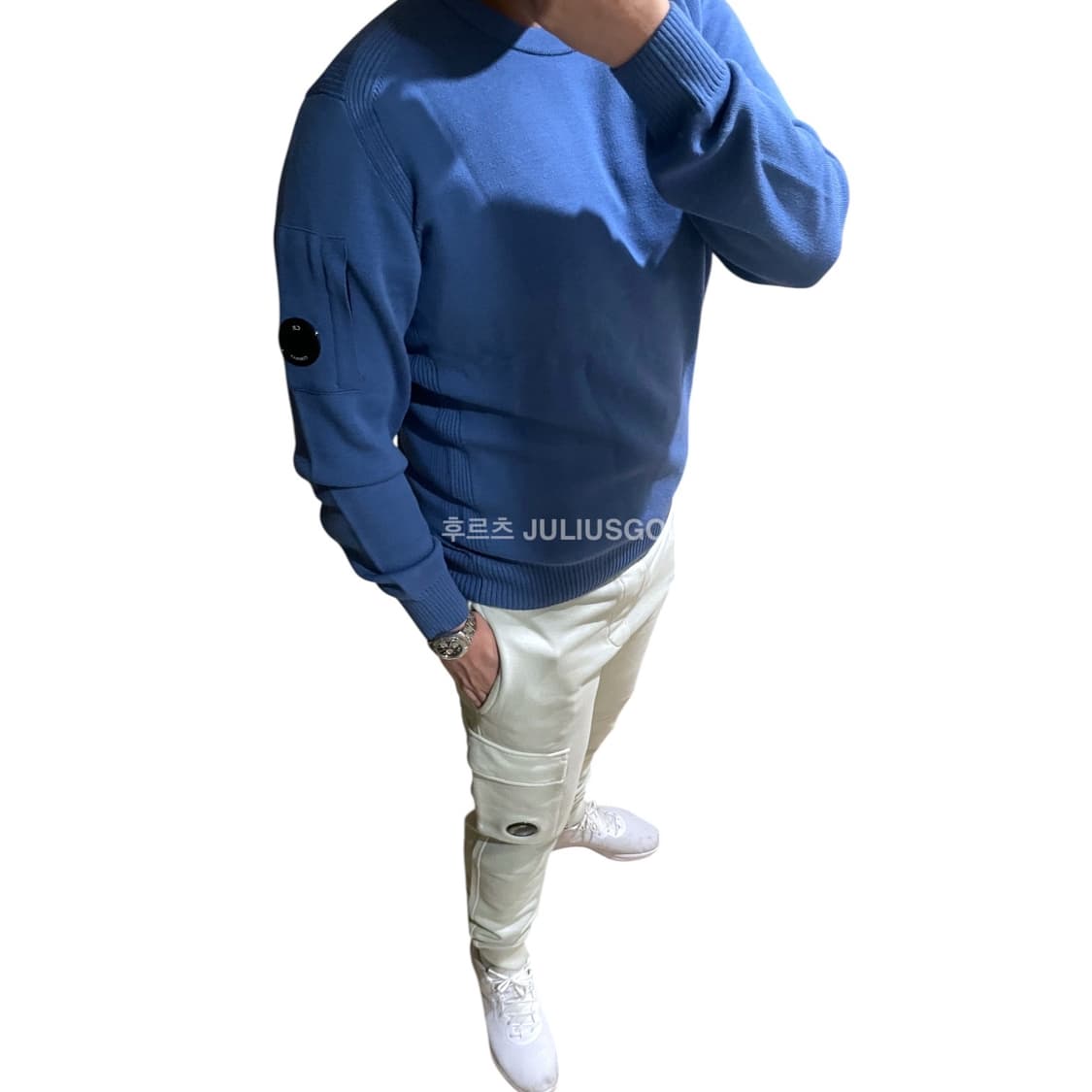 [110/새제품] CP COMPANY 씨피컴퍼니 버진 울 렌즈 니트 상품이미지5