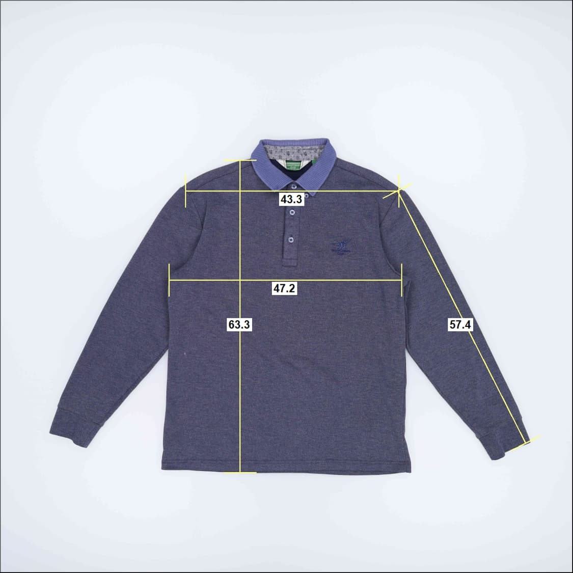 [100] 헨리코튼 골프 긴팔 카라 티셔츠 1103HR1 상품이미지7