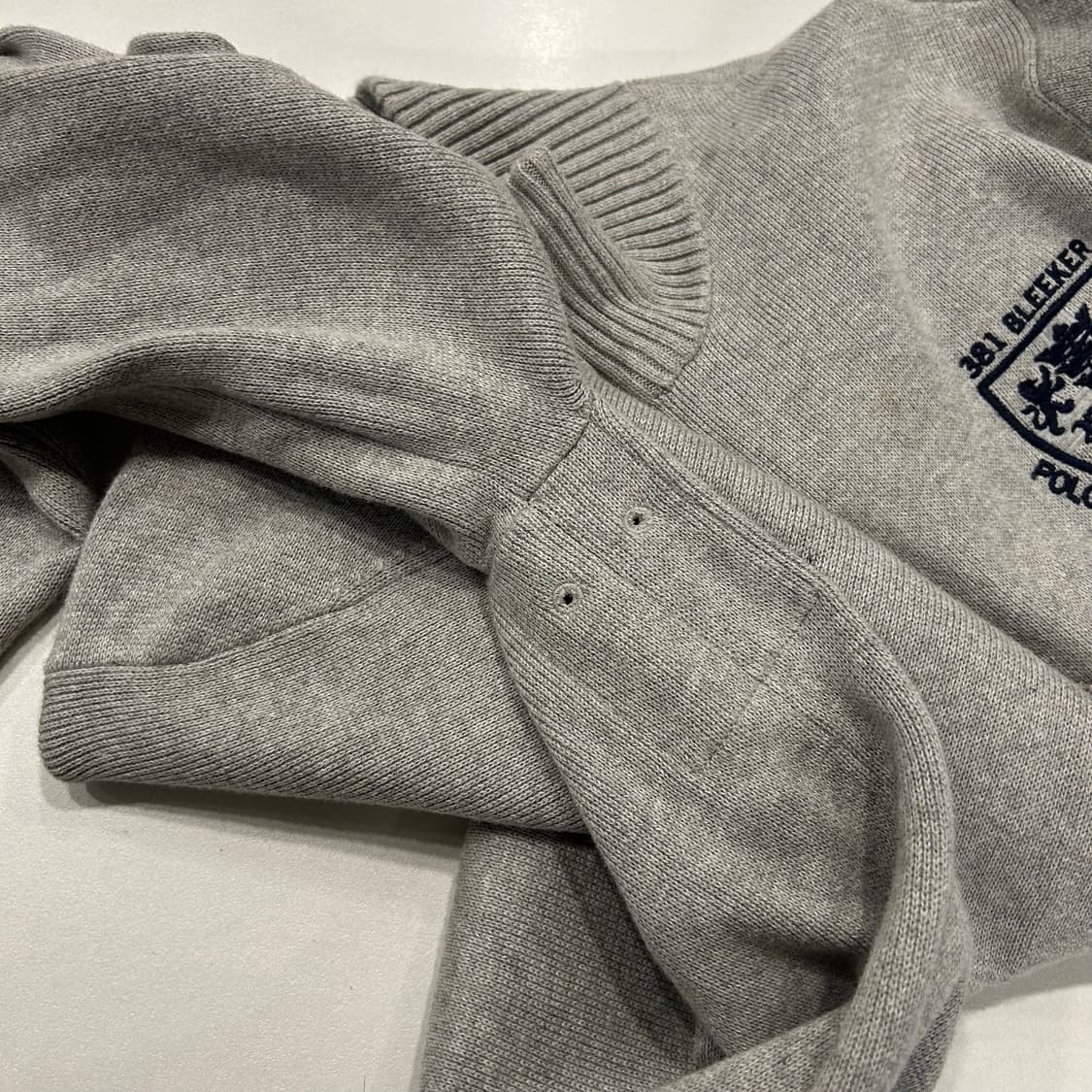 [M] 폴로 랄프로렌 381 블리커 하프집업 니트 그레이 B197 상품이미지8
