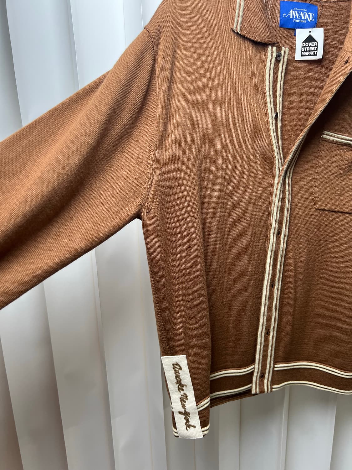 Awak NY 브라운 니트 가디건 새상품 상품이미지5