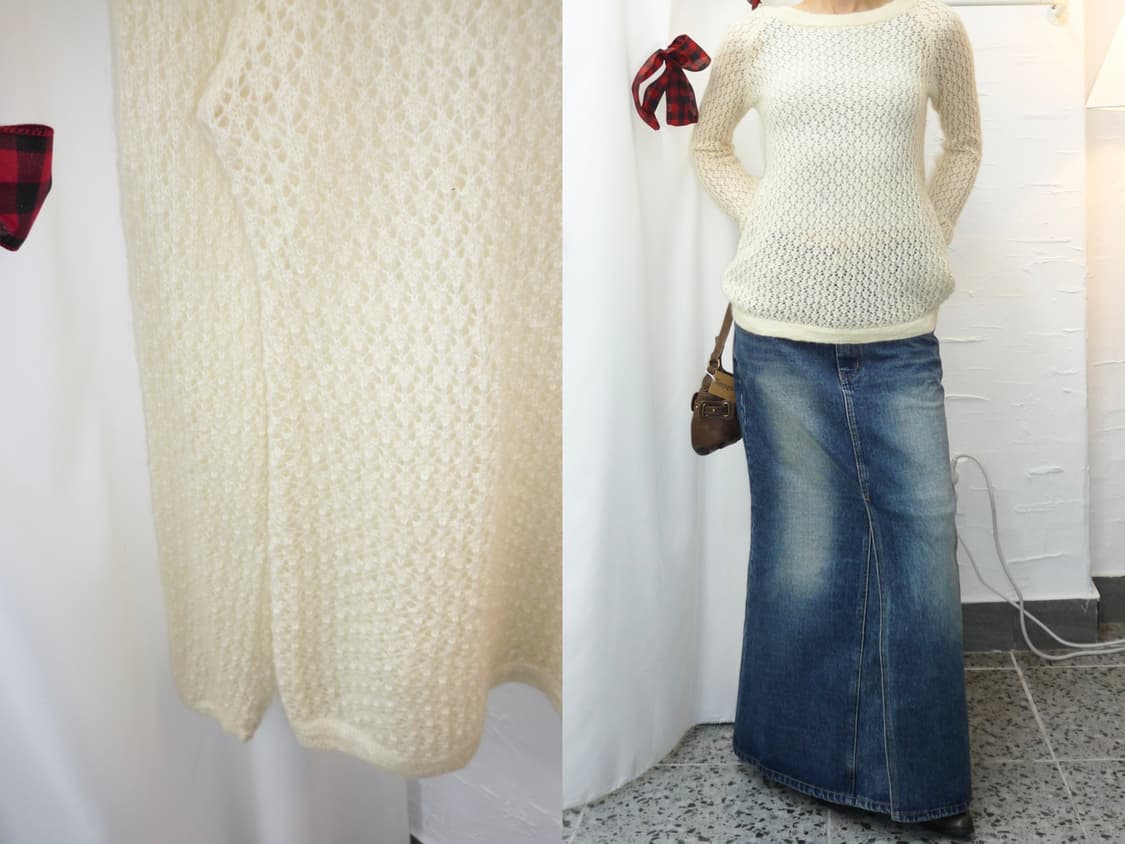 ivory winter air knit 상품이미지1