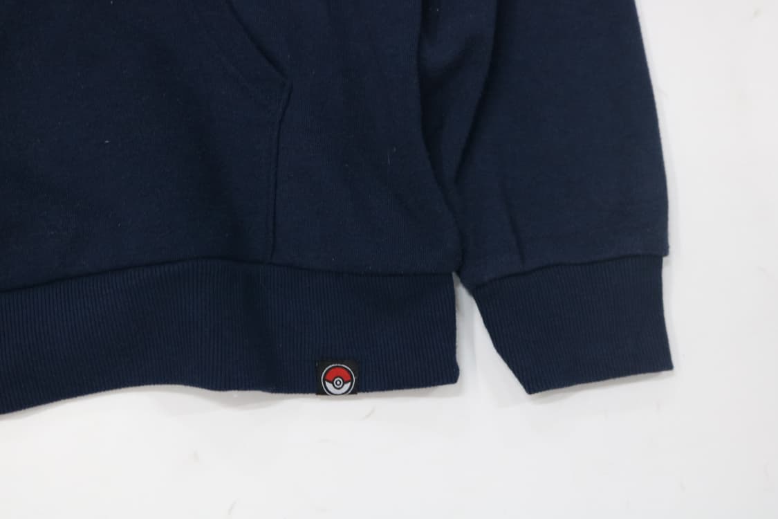 포켓몬스터 빈티지 잠만보 네이비 후드 티셔츠 (LL) 상품이미지5