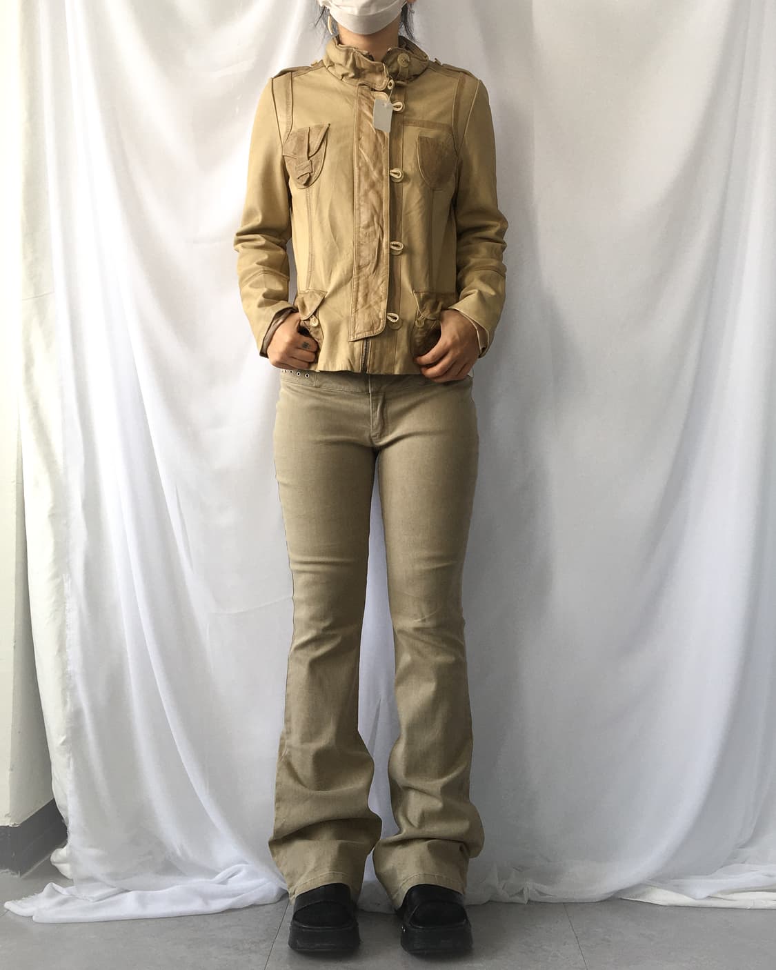 Eyelet point boots cut pants 상품이미지8