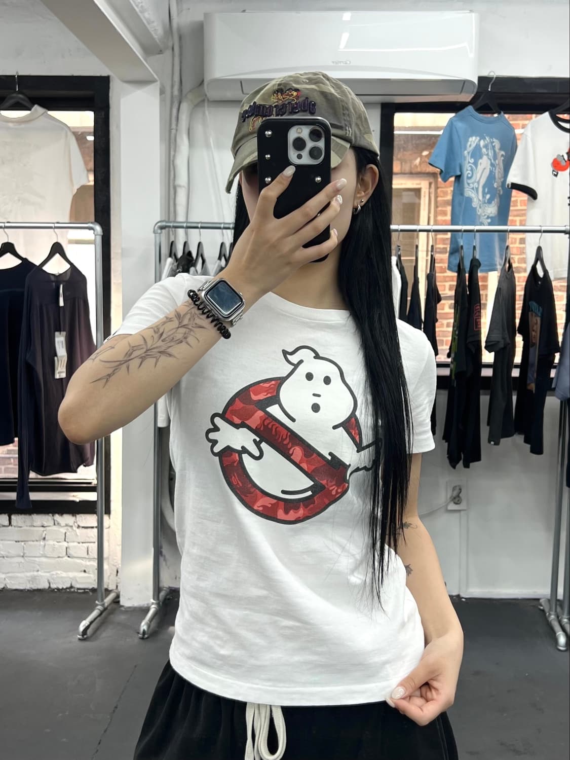 베이프 고스트 버스터즈 카모 티셔츠 상품이미지1