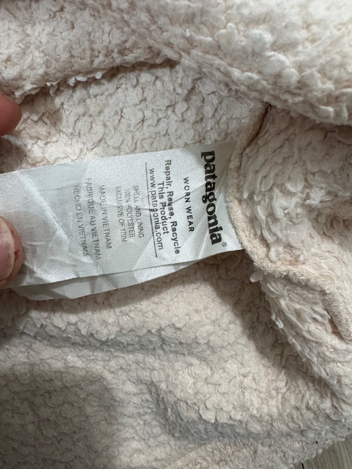 파타고니아 우먼즈 로스 가토스 1/4 집업 플리스 (아이보리 / XS)  상품이미지7