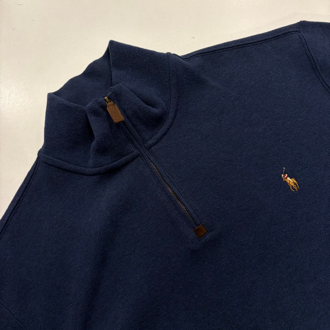 [L] 폴로 랄프로렌 신형 큐알 네이비 하프집업 맨투맨 B513 상품이미지3